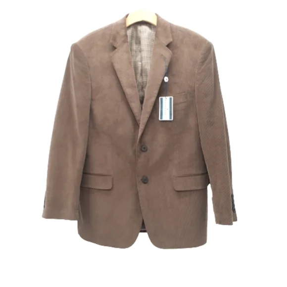 SADDLEBRED Dark Tan Corduroy Sport Coat NEW